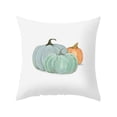 thumbnail image 2 of Matoen Halloween Pillow Covers - Fall Pumpkin Throw Pillow Covers, 18 x 18 Inch Cotton Pillow Cover Halloween Farmhouse Cushion Case for Sofa Couch Patio Outdoor Home Decor, 2 of 3