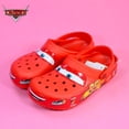 thumbnail image 1 of Aoger-Zapatillas de Disney Lightning Mcqueen Crocs para hombre y mujer, chanclas impermeables Pixar, zapatos de playa al aire libre, sandalias de verano, nuevas, 1 of 3