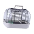 thumbnail image 1 of STARTIST Bird Cage Easy to Clean Sturdy Parrot Outing Cage for Canary Parrots Budgies L Gray, 1 of 9