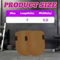 thumbnail image 2 of BESTSKY 2Pcs Knee Pads,Eva Material Knee Pads for Men Construction,Construction Knee Pads Knee Pads for Work,Brown, 2 of 7