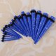 thumbnail image 2 of 18 Piezas Punk Rock Acrílico Brillo Cono Ensanchador Piercings Corporales Tragus - Azul oscuro Sunnimix Kit de tapones para los oídos rectos, 2 of 8