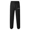 thumbnail image 5 of Men's Casual Pants Mens Autumn And Winter High Street Fashion Leisure Loose Sports Outdoor Running Sweater Pants Trousers Daily And Sports Black 2XL, 5 of 5