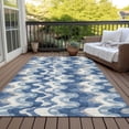 thumbnail image 6 of Addison Rugs Chantille Indoor/Outdoor Transitional Waves Blue Washable Rectangle Rug, 10' x 14', 6 of 6