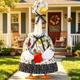 thumbnail image 3 of Ouuluon Porch Goose Outfits, Lightweight Cute Soft Outfit Custom, 23 inch Statue Clothing for Yard Patio Garden Balcony Indoor Outdoor Display, 3 of 9