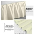 Ivory Solid, Queen Size Ruffled Bed Skirt 24 Inch Drop Split Corner,100