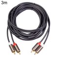 thumbnail image 2 of 3660B 2RCA to 2RCA Male to Male Lotus Cable AV Four-head Amplifier Audio Line, 2 of 8