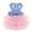 🥝 Blue_Base#402, variant on Pet Dog Cat Striped Dress • Cute Princess Skirt • Soft Breathable Summer Outfit • Lightweight Pullover Pet Apparel • Fashion Clothes for Small Pets