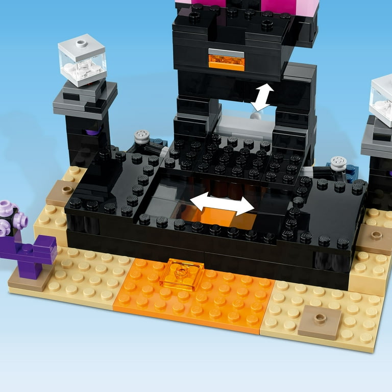 LEGO Minecraft The End Arena, Ender Dragon Battle Set 21242, Multiplayer  Set Includes Mobs, Shulker and Enderman, Minecraft Gift and Educational  Holiday Toy for Kids, Boys and Girls 