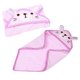 thumbnail image 4 of Dog and Cat Bathing Drying Microfiber Pet Bathrobe Pink Size Dry 1Pack, 4 of 5