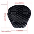 thumbnail image 2 of Cojín Sincero a prueba de golpes 3D Honeycomb Protector solar Impermeable para Moto, 2 of 6