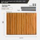 thumbnail image 2 of Table Board Folding Tabletop Board Large Capacity Foldable One Action Board Outdoor Camping Table W, 2 of 5