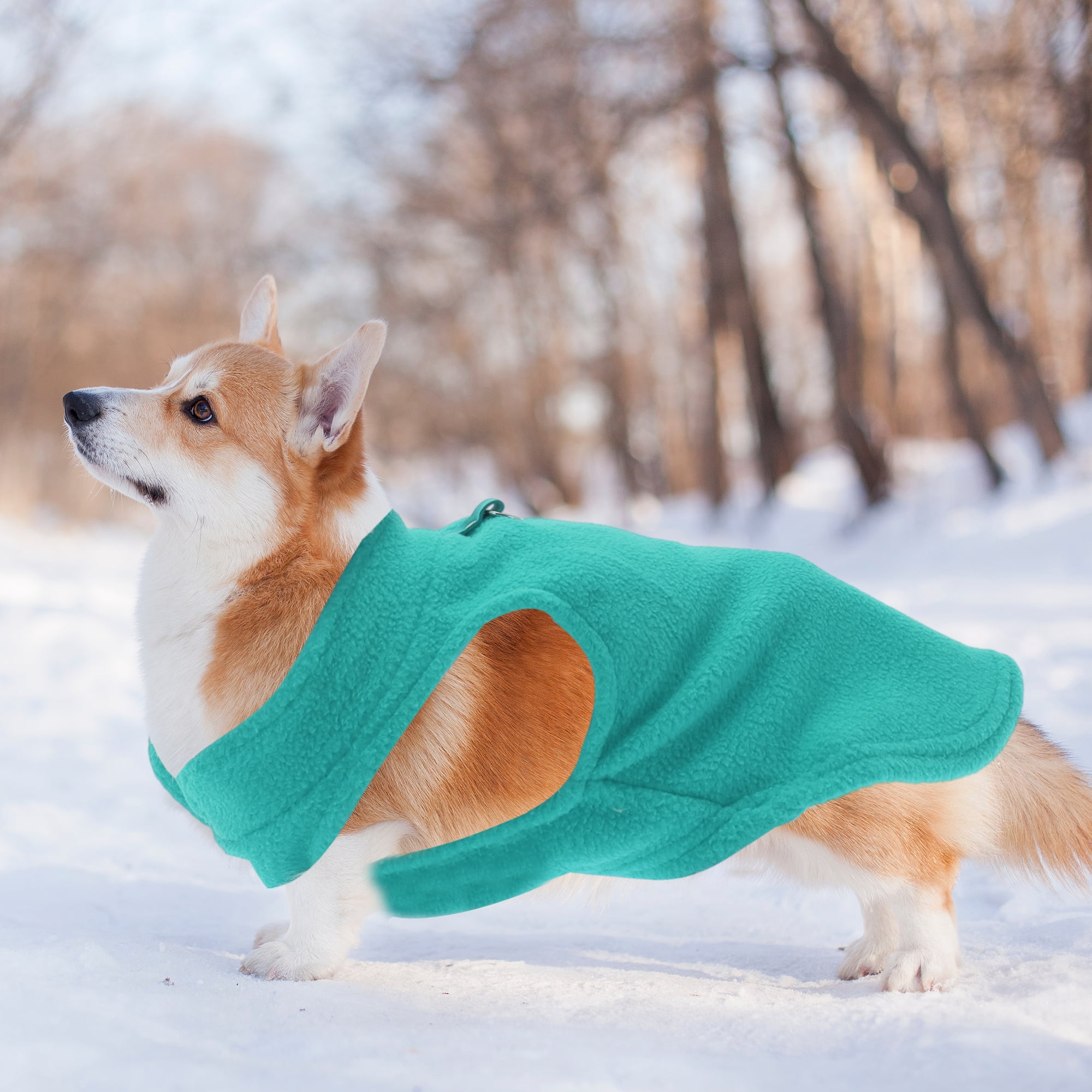 Unique Bargains Dog Cat Warm Vest Small Dog Cat Jumpers Lake Blue S