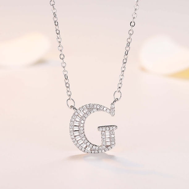 Collar con colgante de tu nombre, mi apellido y 26 palabras en inglés para hija.