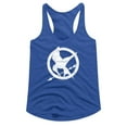 thumbnail image 1 of The Hunger Games Mockingjay Royal Women's Racerback Tank Top, 1 of 2
