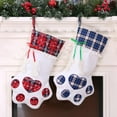 thumbnail image 6 of 18 x 12 Inches Christmas Stocking for Pet Dog Cat Large Paw Stocking for Personalize Christmas Decoration, 6 of 6