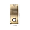 thumbnail image 2 of Door Knocker Zinc Alloy Security Door Knocker Front Door Knocker With Peephole, 2 of 5
