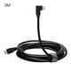thumbnail image 1 of Cable de datos USB Cable de carga VR Reemplazo de enlace tipo C para Oculus Quest 2, USB a tipo C, 3 metros, 1 of 2
