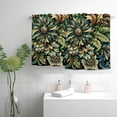 thumbnail image 2 of Nawy Spring Floral Watercolor Herbs Flowers Leaves Boho Green Yellow Kitchen Towels 2-Pack 27.5*16in, 2 of 6