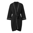 thumbnail image 5 of Kimono Robe for Women Summer Lightweight Short Robes Soft Spa Bathrobe Shower Robe Sleepwear, 5 of 6