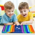 thumbnail image 2 of Colorful Fidget Toys Simple Dimple For Children Antistress Toy Fun Family Board Game, Rainbow, 2 of 5