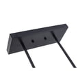 thumbnail image 4 of 4-Light Black Chandelier Ceiling Light Pendant with Adjustable Rods, Modern Rectangle Farmhouse Chandeliers, 4 of 6