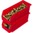 thumbnail image 5 of Akro-Mils Stackable Storage Bins 30224 AkroBins Stacking Organizer, 11"x4"x4", Red, 12-Pack, 5 of 11