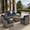 Nevy, variant on Seizeen Outdoor Furniture, 7PCS Patio Furniture Set Sectional Sofa with Cushions, Front Porch Balcony Furniture Conversation Couch Set with Table