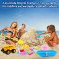 thumbnail image 6 of Beach Toy Set Upgraded Sand Castle Toys With Dolphin Hourglass Beach Cars Sand Tools Big Shovels Watering Can And Sand Covers Ideal Kids Beach Toys For Sandbox Play, 6 of 6