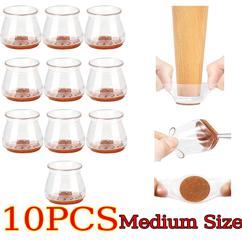 Chair Leg Cover Furniture Pads with Felt Pads Chair Feet Pad Chair Leg Cover Wooden Tile Floors