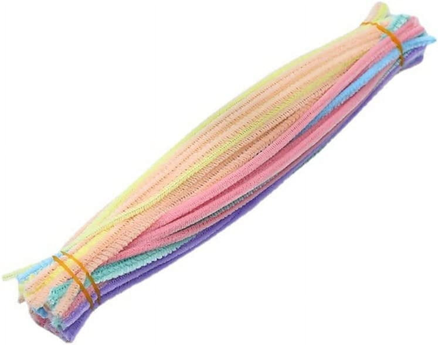 Malone Kafenyu Pipe Cleaners Craft 500 PCS Chenille Stems Assorted Colors 6MM x 12 INCH Twistable Stems for Children’s Crafts and Arts Bendable Sculpting Sticks