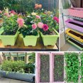 thumbnail image 6 of 17 in Windowsill Planters with Drainage Tray,Rectangle Plastic Flower Herb Planters,Green Boxes Planters for Outdoor Indoor,Flower Box Planter for Windowsill,Garden Patio Porch Yard Home Decor,2 Pcs, 6 of 7