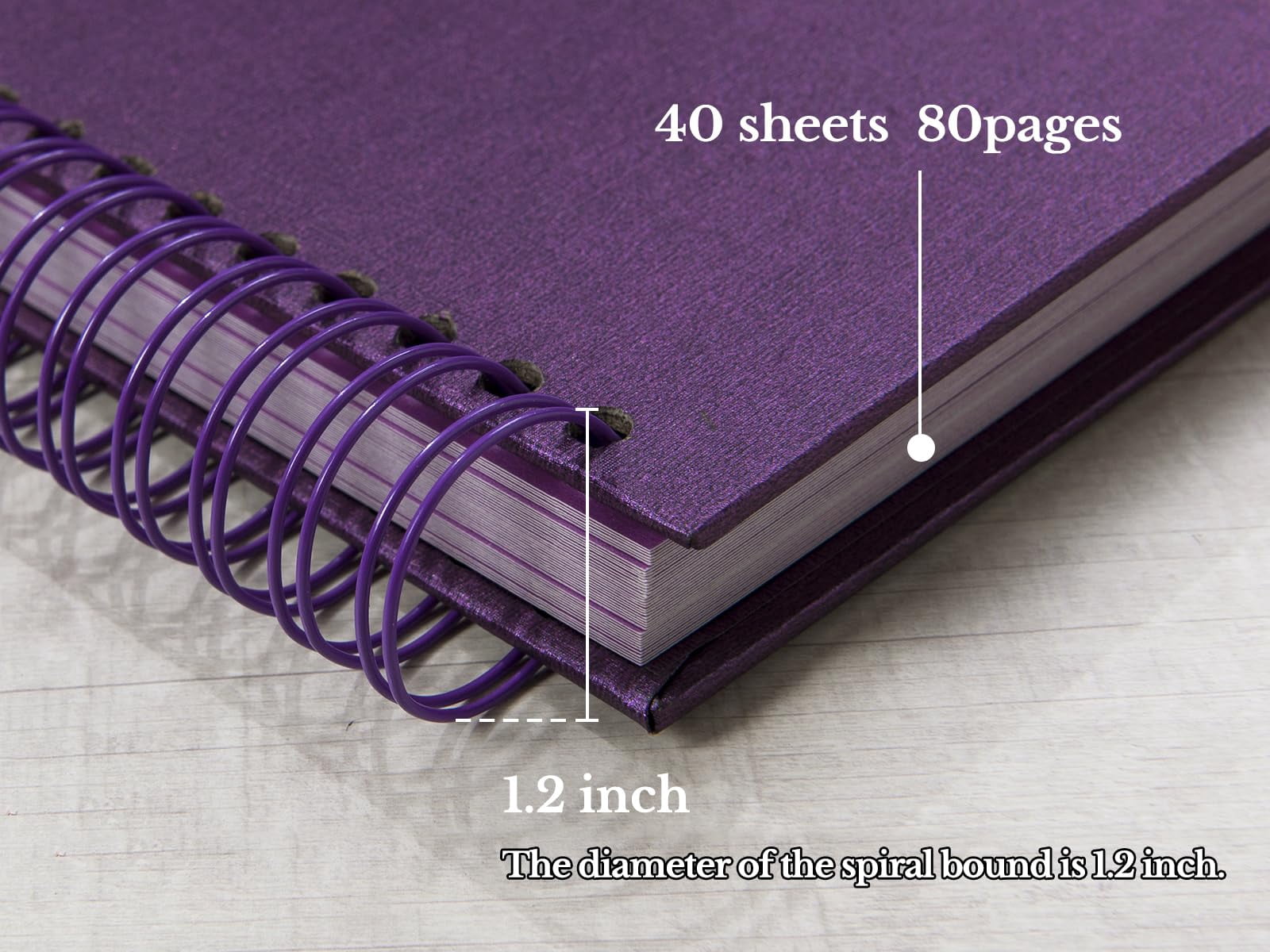 Lanola DIY Scrapbook Album Hardcover Kraft Paper Scrap Book Photo Albums Memory Book for Wedding and Anniversary Family