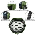 thumbnail image 4 of Drawstring Mesh Swim Backpack with Wet Pocket Lightweight Sports Equipment Bag for Swimming Gym Workout Grer Hand Carry Handle Beach Pool, Dark Green, 4 of 7
