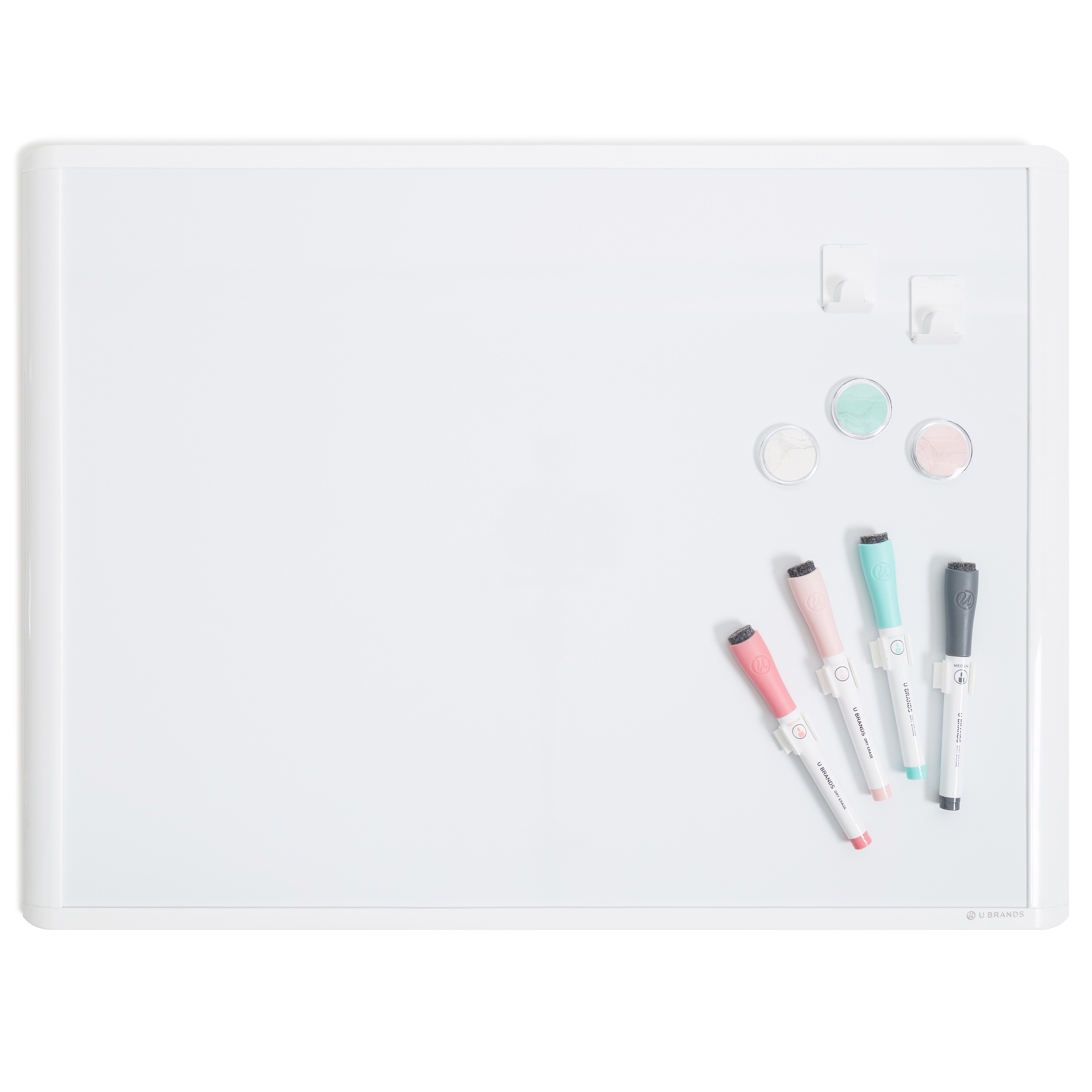 U Brands 17" x 23" Dry Erase Whiteboard Value Pack