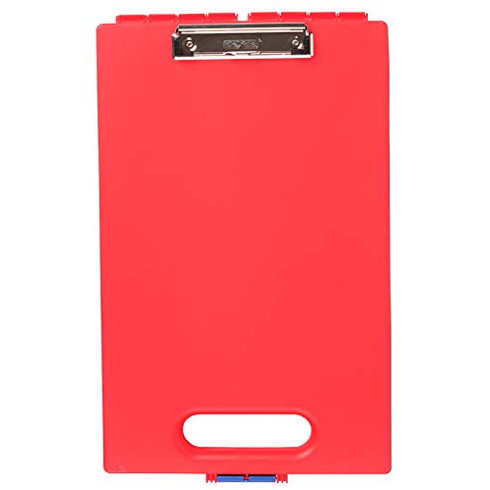 Dexas Clipcase Storage Clipboard with Handle, Red