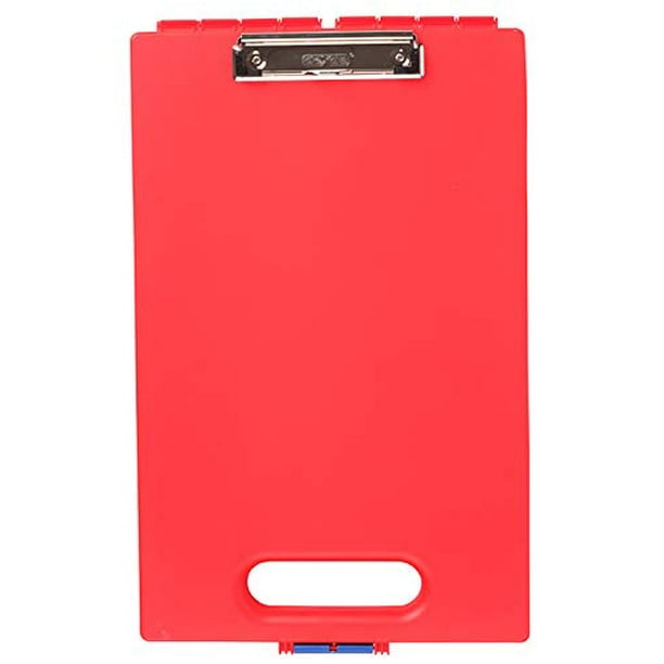 Dexas Clipcase Storage Clipboard with Handle, Red