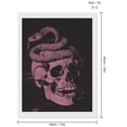 thumbnail image 2 of Diamond Art Kits for Adults, Skull And Snake ArtDiamond Painting Kits for Beginners, Frameless Round 5D Full Drill Diamonds Art Gem Art Crafts Home Decor Gifts, 2 of 8