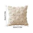 thumbnail image 5 of Adorable 3D Bunny Face Knit Cushion Covers for Couches and Sofas – Ultra-Soft, Cozy & Decorative Throw Pillow Covers in Creamy Beige, 5 of 5