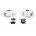 thumbnail image 3 of PowerStop Rear Z23 Evolution Sport Carbon-Fiber Ceramic Brake Pad and Drilled & Slotted Rotor Kit Fits: ACURA HONDA Select Models K206, 3 of 10