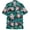Green, variant on Hawaiian Shirt for Men Funny Button Casual Polo Short Sleeve Shirt Print Lightweight Collar Spring Top Green L