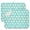 Daisy w, variant on 2pcs Moon Phase Dish Drying Pad Starry Witchy Aesthetic Absorbent Foldable Kitchen Mat with Hanging Loop Multipurpose Use