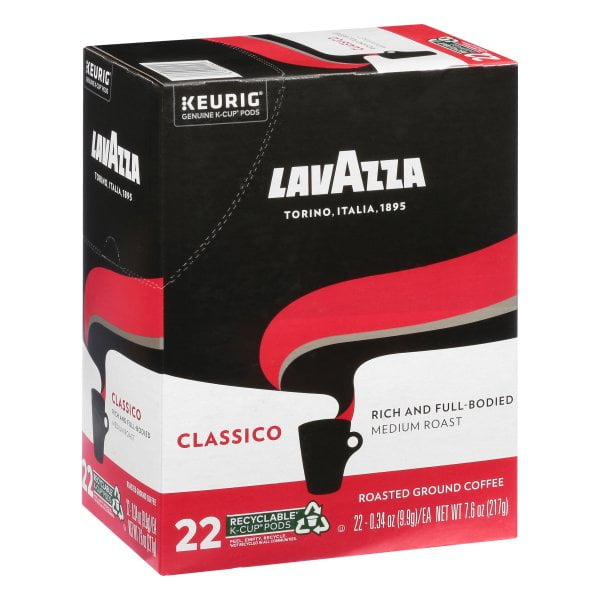 Lavazza Classico Medium Roast Coffee Pods 22ct