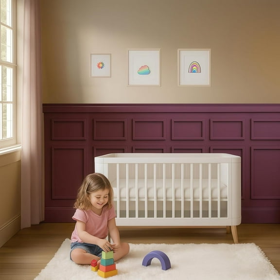 Board and Batten Wall Panel Kit- 34 pcs Bottom Wall Molding Peel and Stick Panels - Decorative Wainscoting Panel - Paintable Accent Panel Kit for a Stylish Upgrade to Any Home Decor