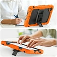 thumbnail image 5 of FJLBDE Case for Lenovo Tab One 8.7 inch/K9 TB305FU 2025, Rugged Shockproof Tablet Cases Cover with Kickstand Shoulder Strap, Orange, 5 of 7