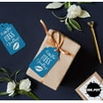 thumbnail image 4 of Inkdotpot 100 Pack Kiss The Miss Goodbye Bridal Shower Favor Paper Tags Craft Real Silver Foil Hang Tag, 4 of 6