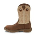 thumbnail image 3 of Justin Men's Stampede Rush Western Work Boot Composite Toe Brown 10 D(M) US, 3 of 7