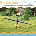 thumbnail image 5 of WBTER Kids Seesaw Swivel Teeter Totter with 360° Spinning, 4 Seater Seesaw Outdoor Playground Equipment for Backyard, Boys and Girls Aged 3-8 Years Old, 5 of 9