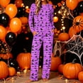thumbnail image 2 of Women's Halloween Pajama Set Long Sleeve Pullover Top and Pants Pumpkin Ghost Print 2-Piece Sleepwear, 2 of 5