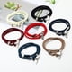 thumbnail image 4 of Pulsera de cuerda tejida con forma de ancla de la serie Ocean de Milan Line para parejas, para hombres y mujeres, 4 of 6