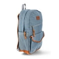 thumbnail image 4 of Wrangler Unisex Denim and Faux Suede 17" Laptop Backpack, Washed Denim, 4 of 5